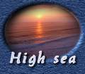 Sunsets on high sea
